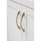 Elements 128 mm Center-to-Center Brushed Antique Brass Arched Kingsport Cabinet Pull 4655AB - alternate 3